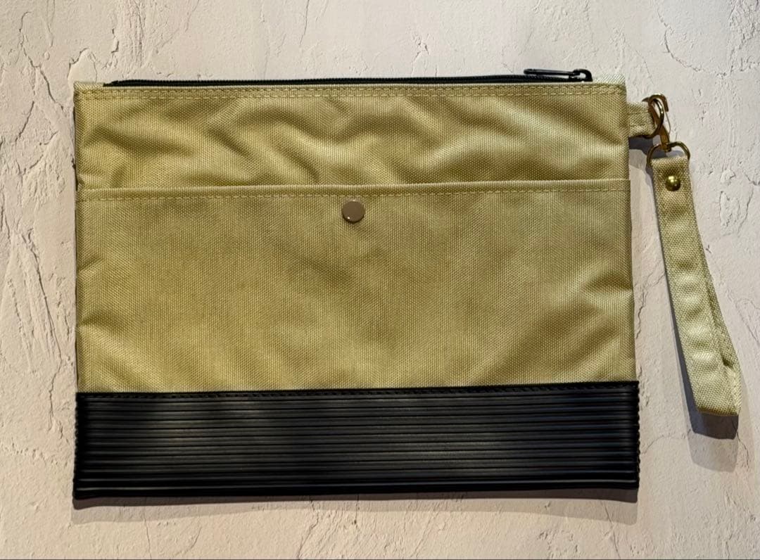 【昭和レトロ・非売品】キリン瓶生 新発売記念ポーチ 案内状付 デッドストック