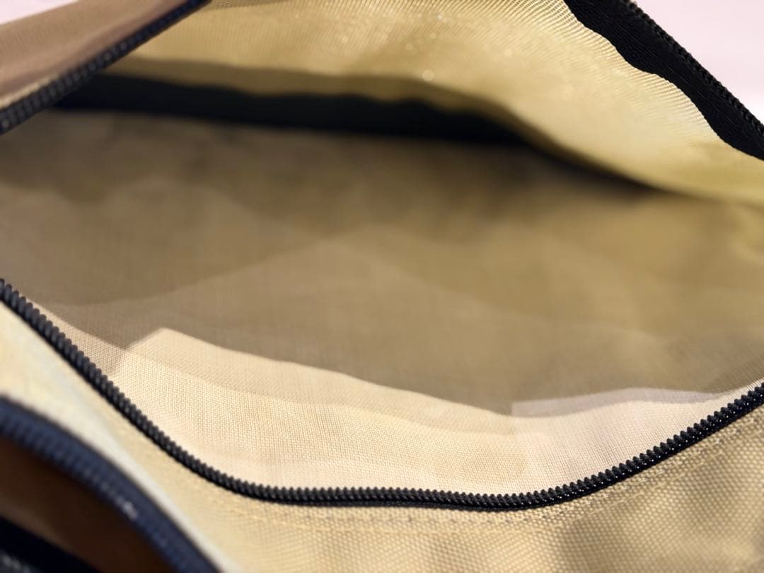 【昭和レトロ・非売品】キリン瓶生 新発売記念ポーチ 案内状付 デッドストック