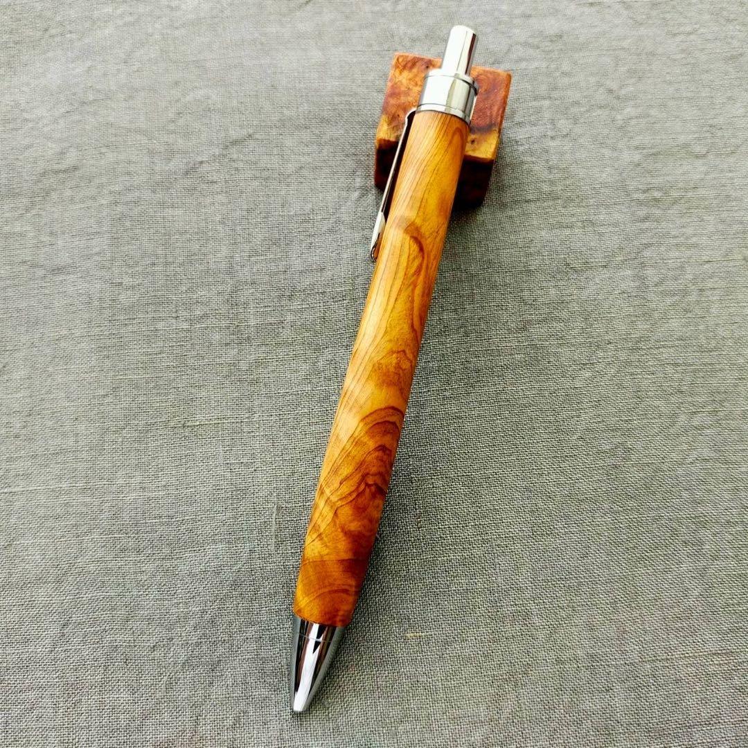 【専用】　屋久杉　光明杢　KATO201 ボールペン　シルバー