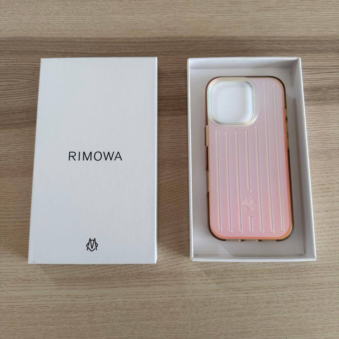 RIMOWA iPhone 16 Pro ケース オーロラピンク