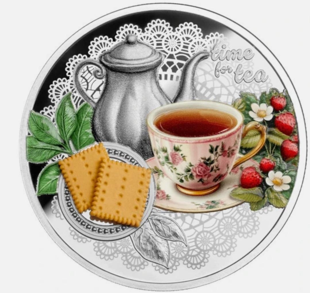 2025年ニウエ　ティータイム銀貨　限定777枚