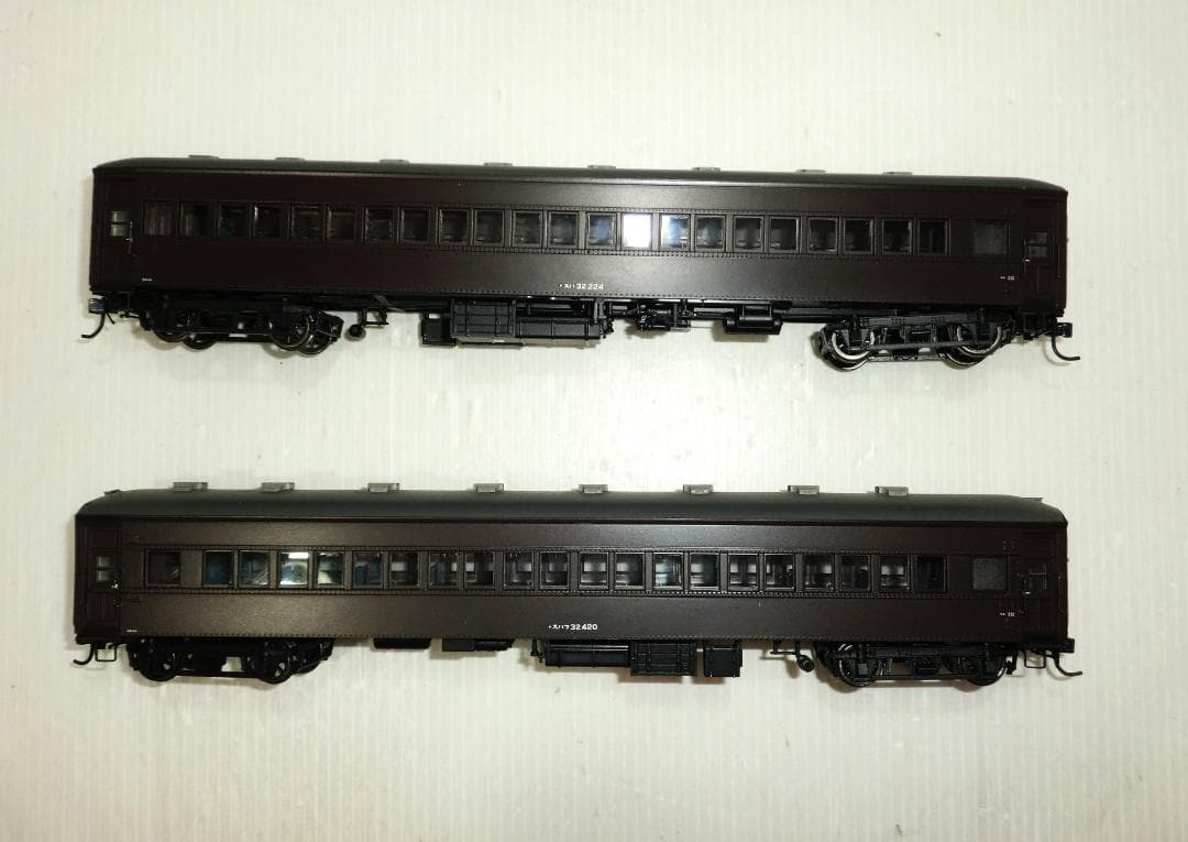 HOゲージ 天賞堂 32系国鉄旧客車 スハ32形・スハフ32形 室内灯付