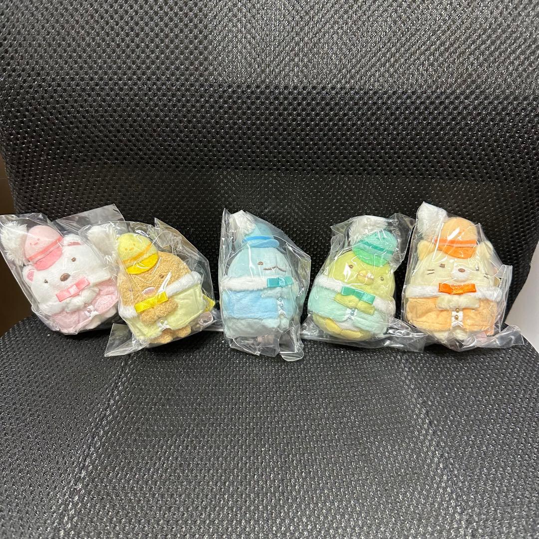 すみっコぐらし展　限定てのりぬいぐるみ とかげ　ペンギンねこ　とんかつ　しろくま