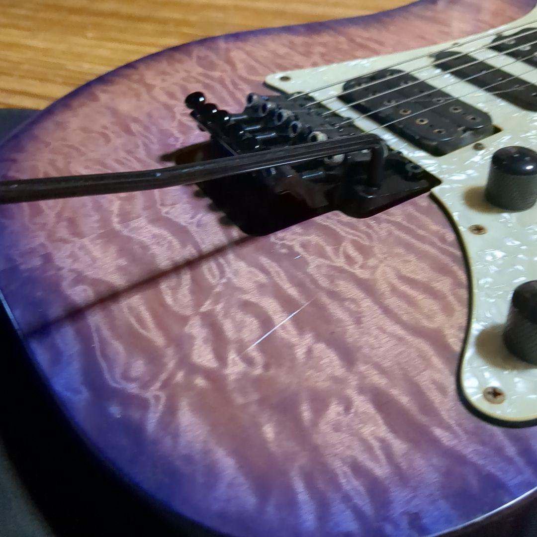 【ジャンク】Ibanez　RG350QM　パープル
