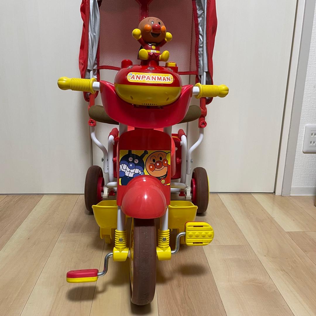 【取説/箱有り】三輪車 アンパンマン アドバンス GOO! S