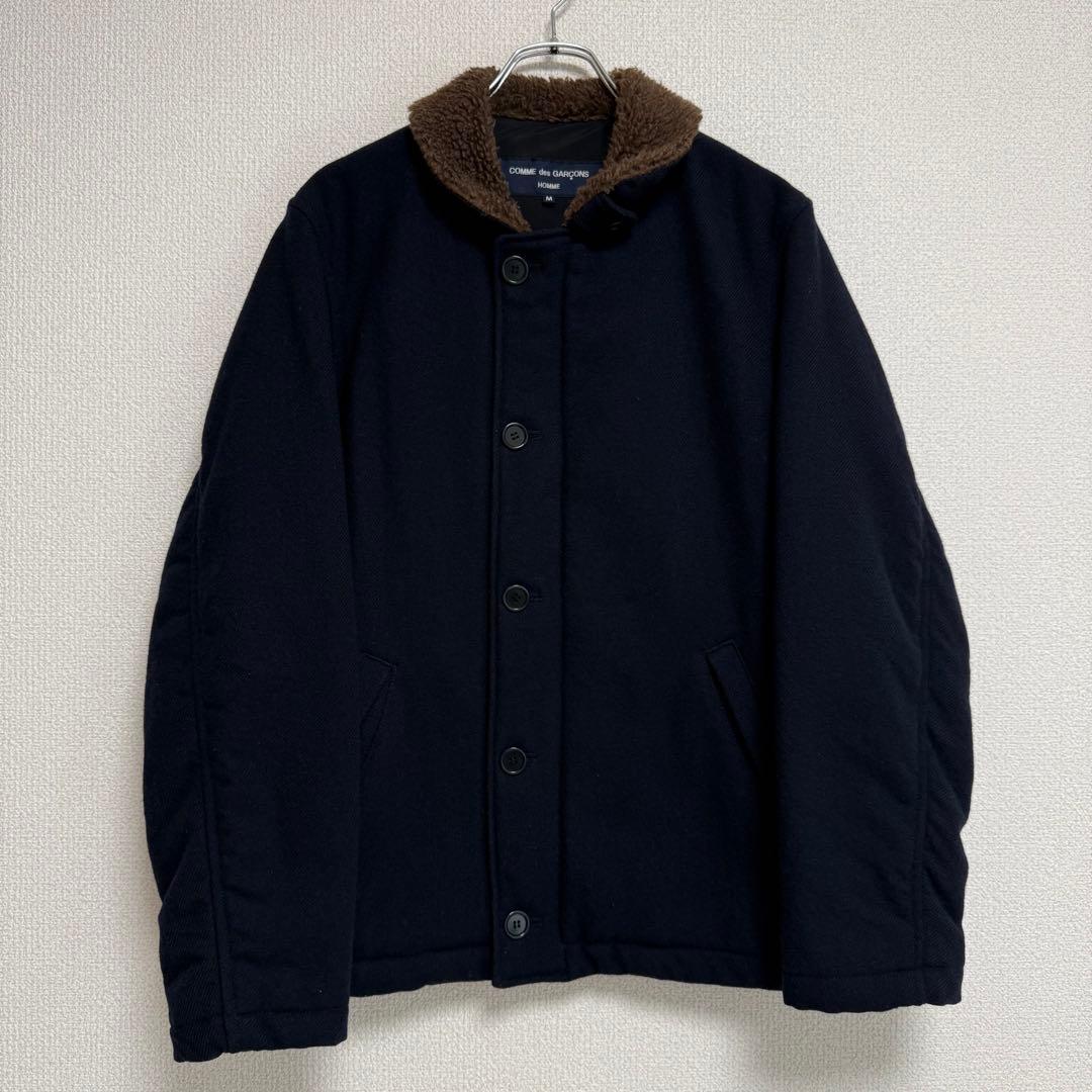 COMME des GARCONS HOMME デッキジャケット ネイビー M