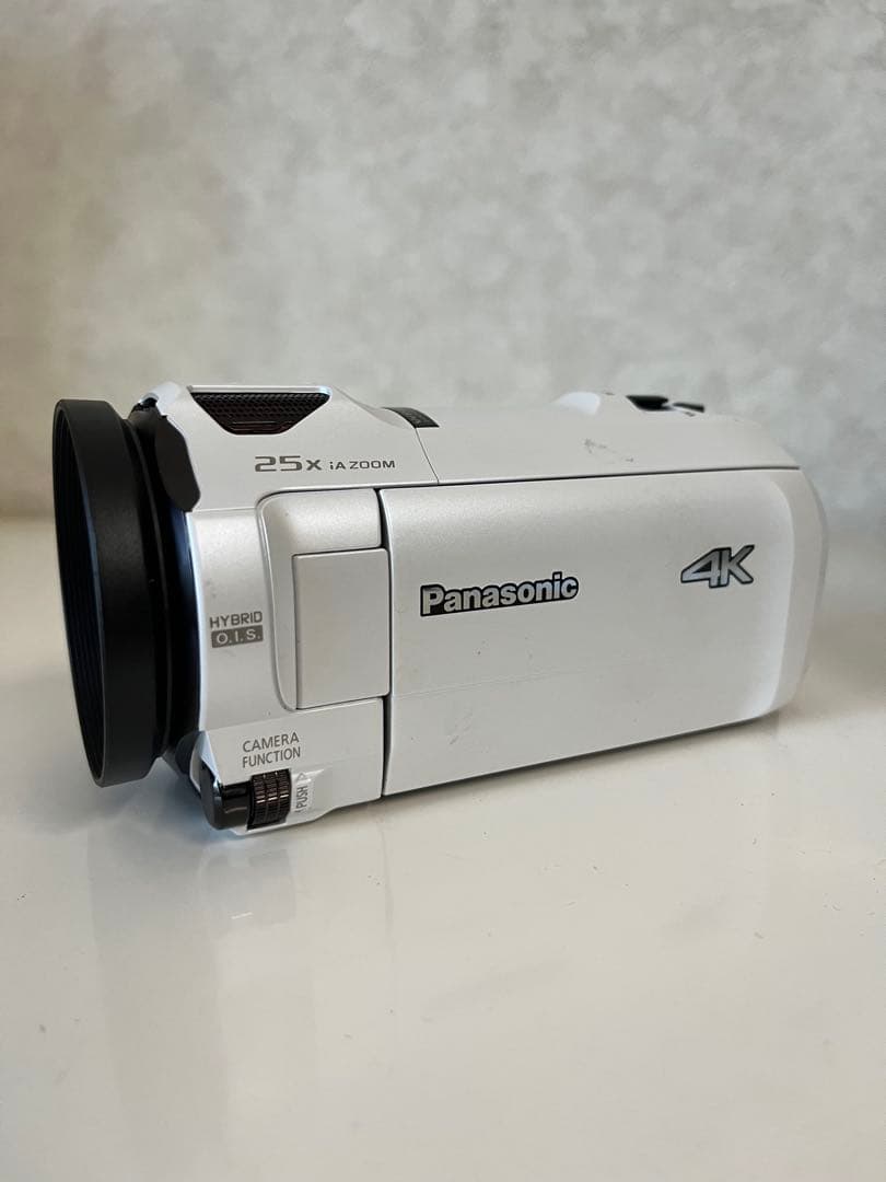 【美品】Panasonic VZX990M-W ビデオカメラ 25倍ズーム 4K