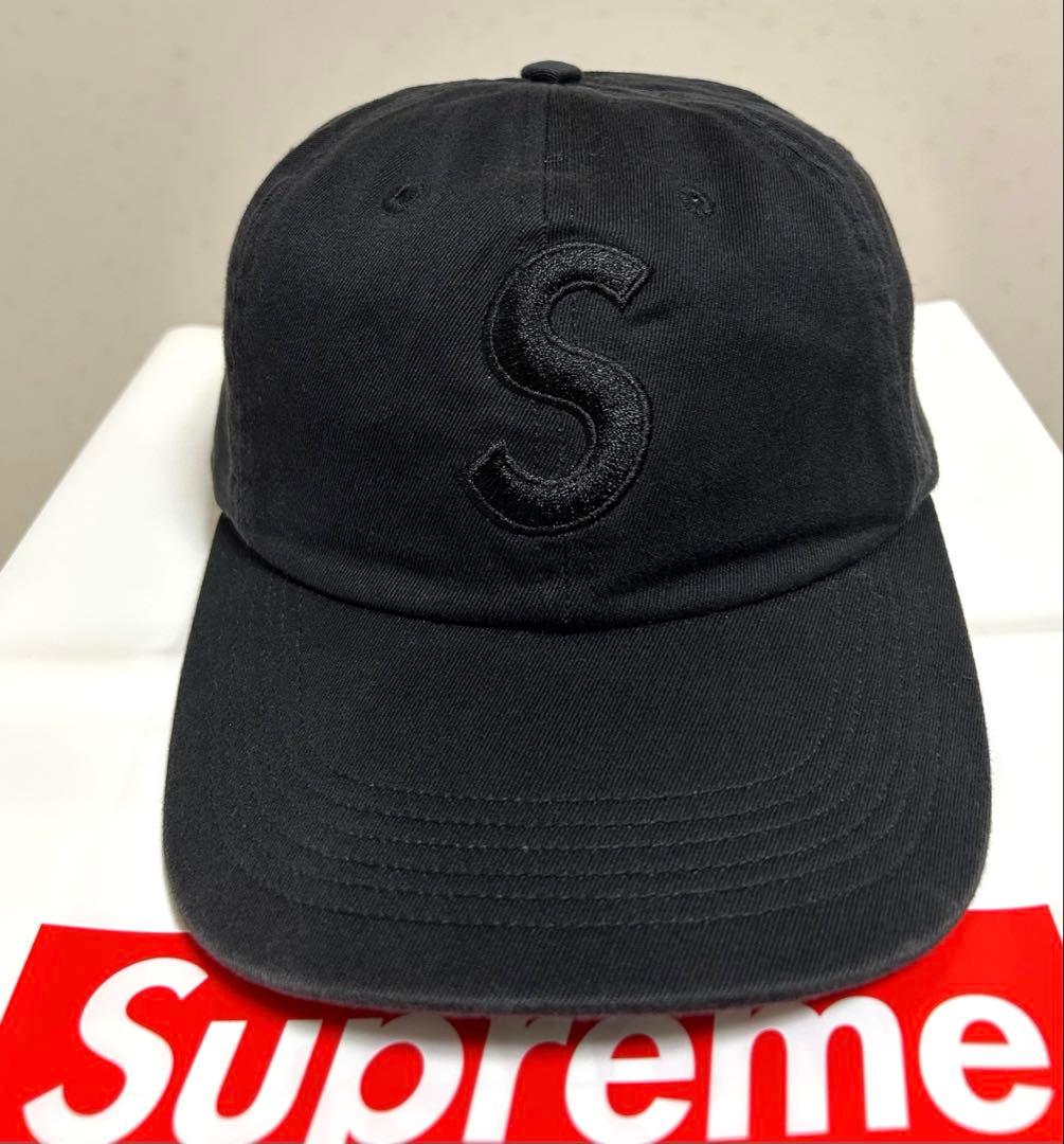 24H以内発送 完売品 黒 Tonal S Logo 6-Panel Cap