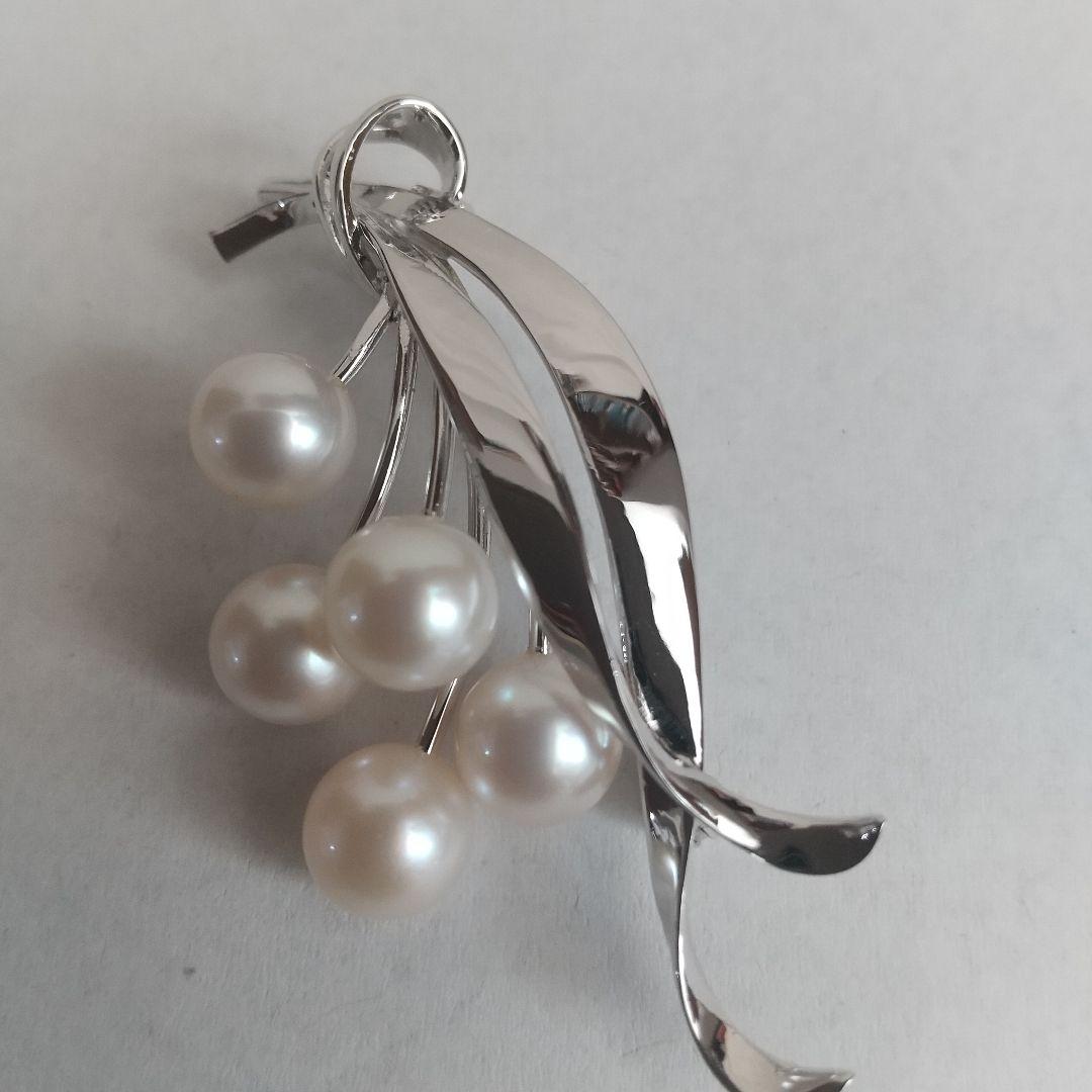 MIKIMOTO ブローチ 本真珠 花 ブーケ