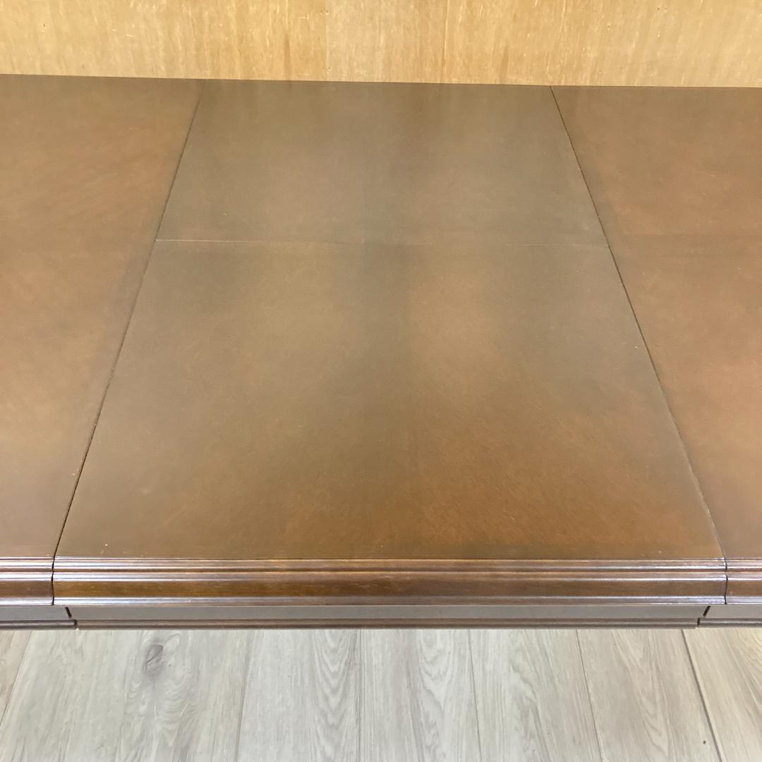 【マルニ】伸長式　ダイニングテーブル　エクステンション　猫脚