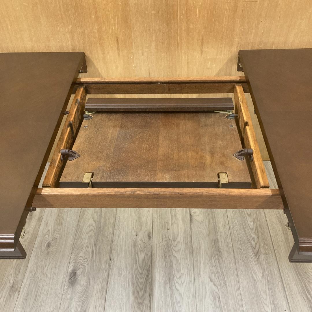 【マルニ】伸長式　ダイニングテーブル　エクステンション　猫脚