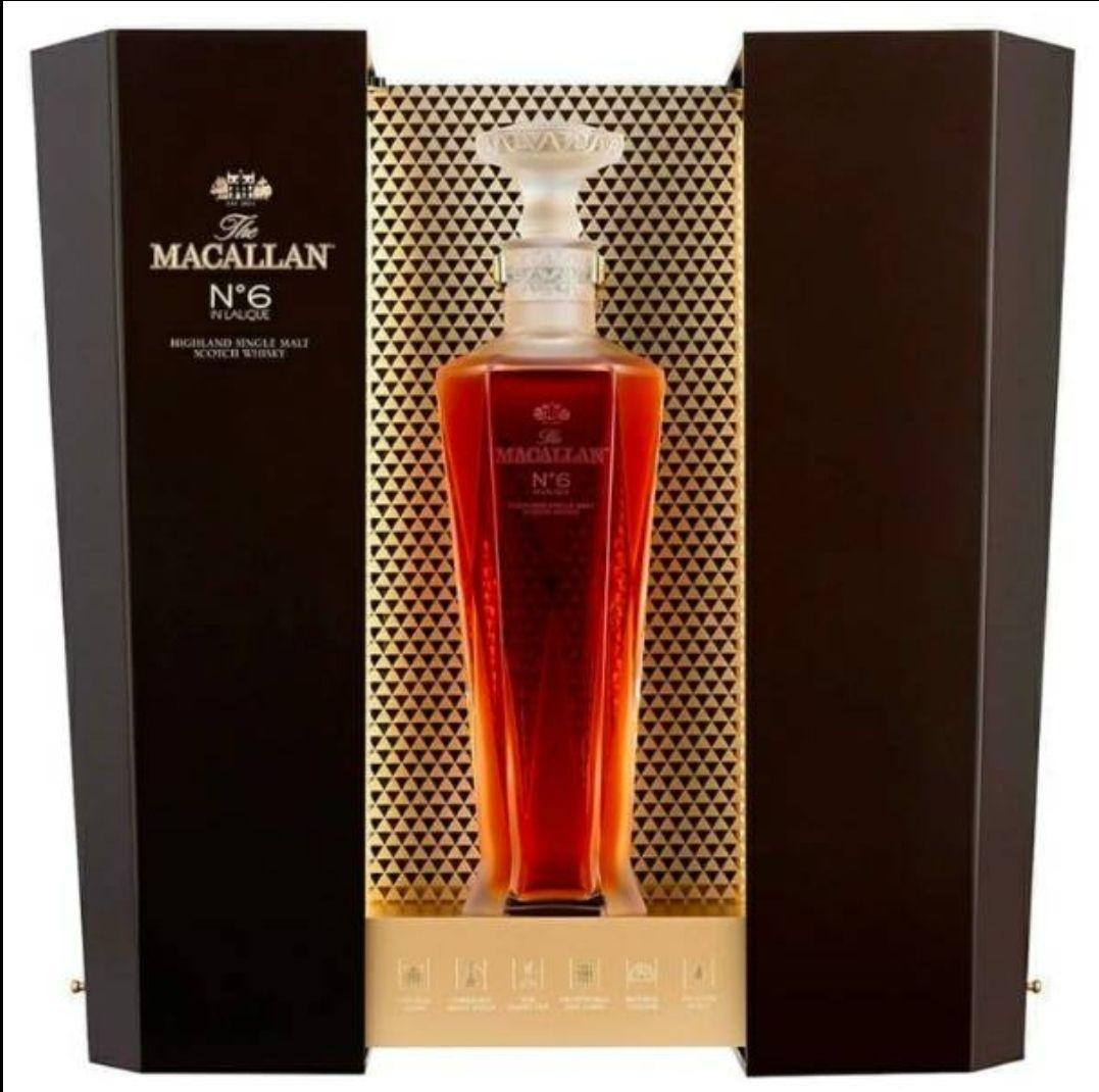 200本限定マッカランNo.6 ラリックデキャンタ 700ml クリスタルボトル