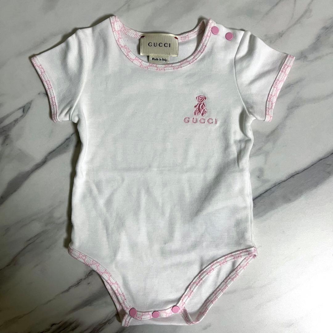 【新品未使用】GUCCI ベビー服 グッチ ギフト3枚セットGG柄