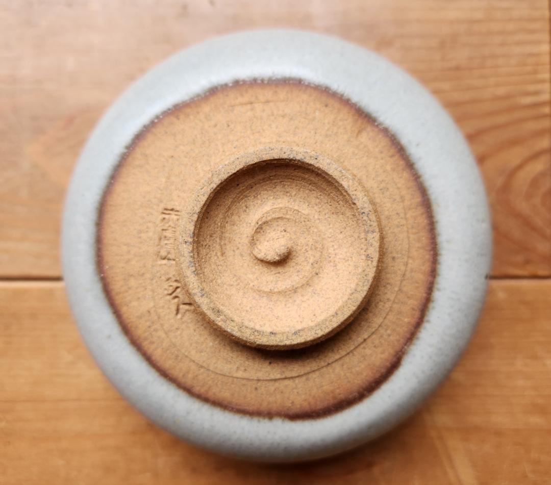 茶道具 赤膚焼 大塩正人造 茶碗 共箱なし 抹茶茶碗 抹茶碗 茶器