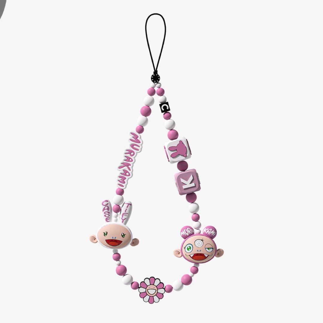 CASETiFY 村上隆 コラボ スマホストラップ＆チャームキューブ ピンク