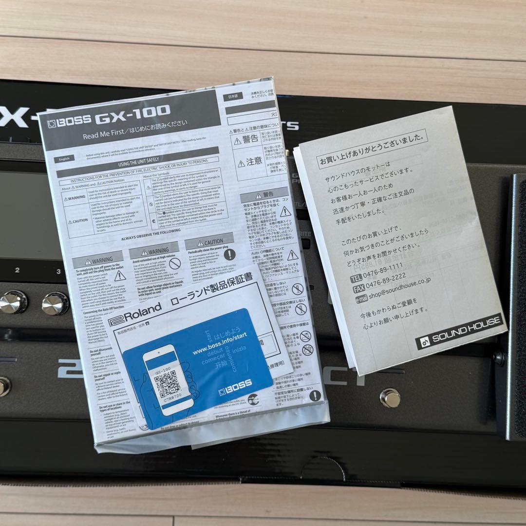 BOSS GX-100 ギターマルチエフェクター 新品同等品！