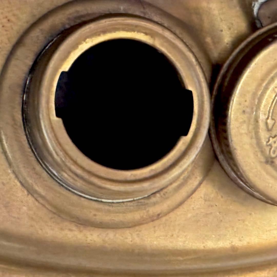 日本船燈 ニッセン フリージア 石油ストーブ 真鍮製