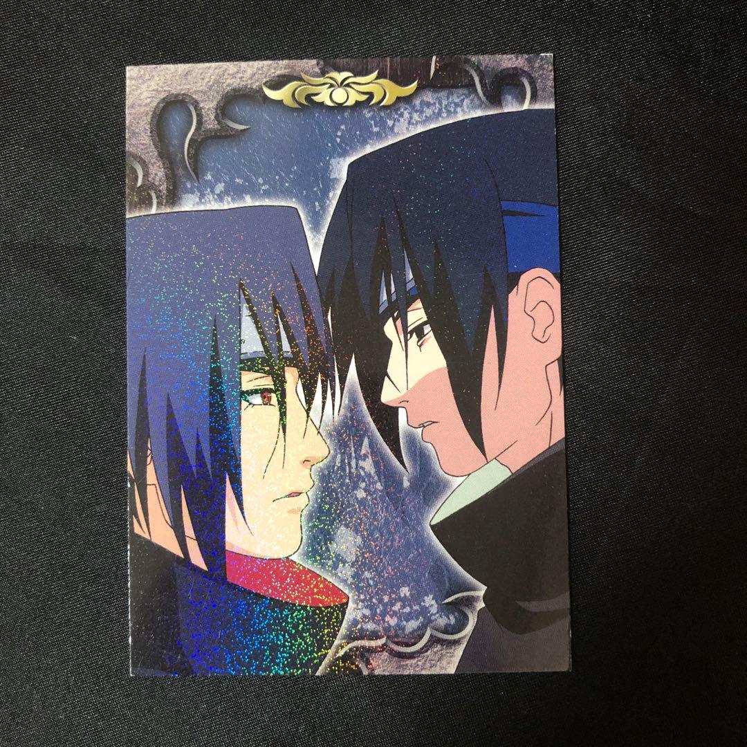 NARUTO うちはイタチ　うちはサスケ　月詠　カード　忍術大全　キラ