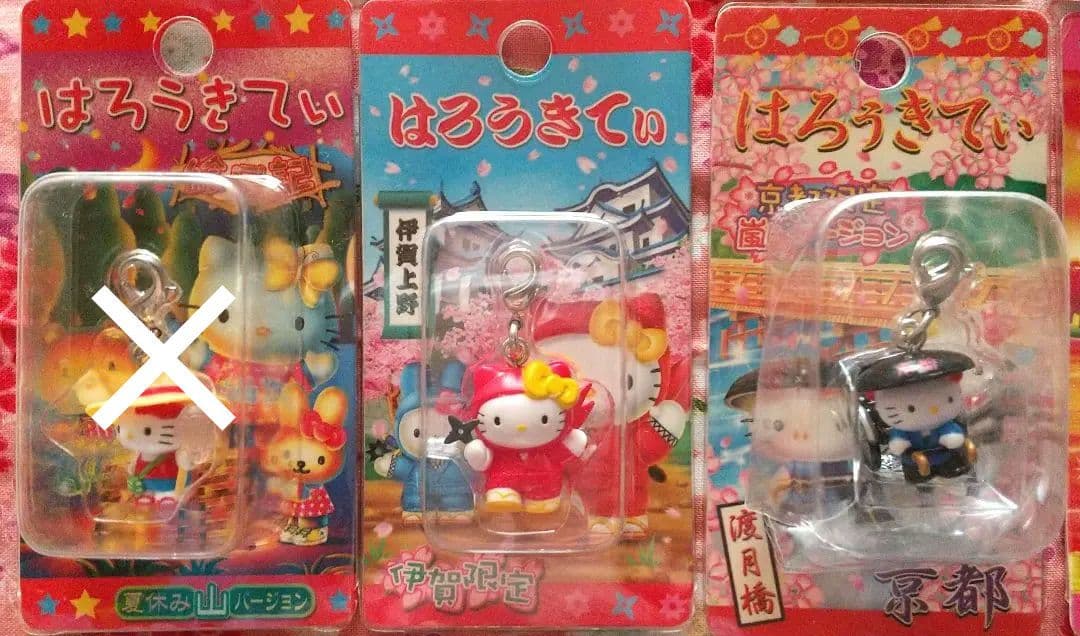 平成レトロ ハローキティ ご当地 根付け ファスナーマスコット 2002年～