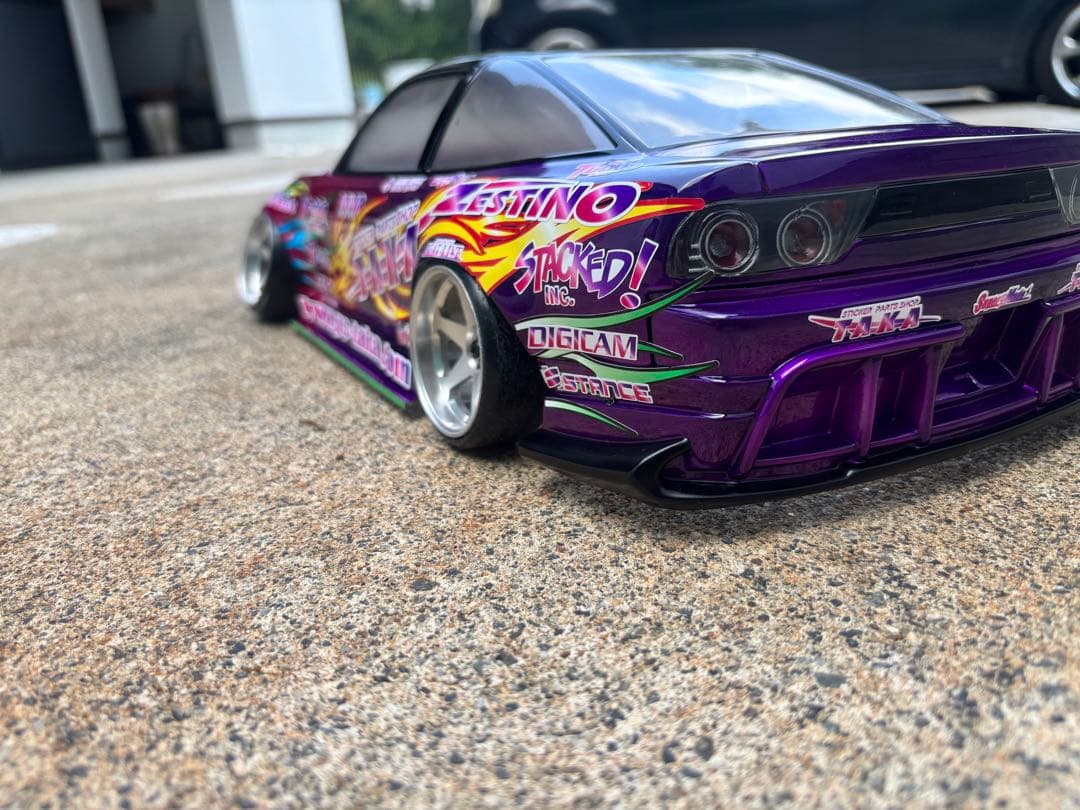 1/10 ラジコンボディ　180sx 中村直樹カラー 未走行！新品！