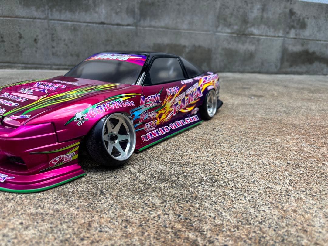 1/10 ラジコンボディ　180sx 中村直樹カラー 未走行！新品！