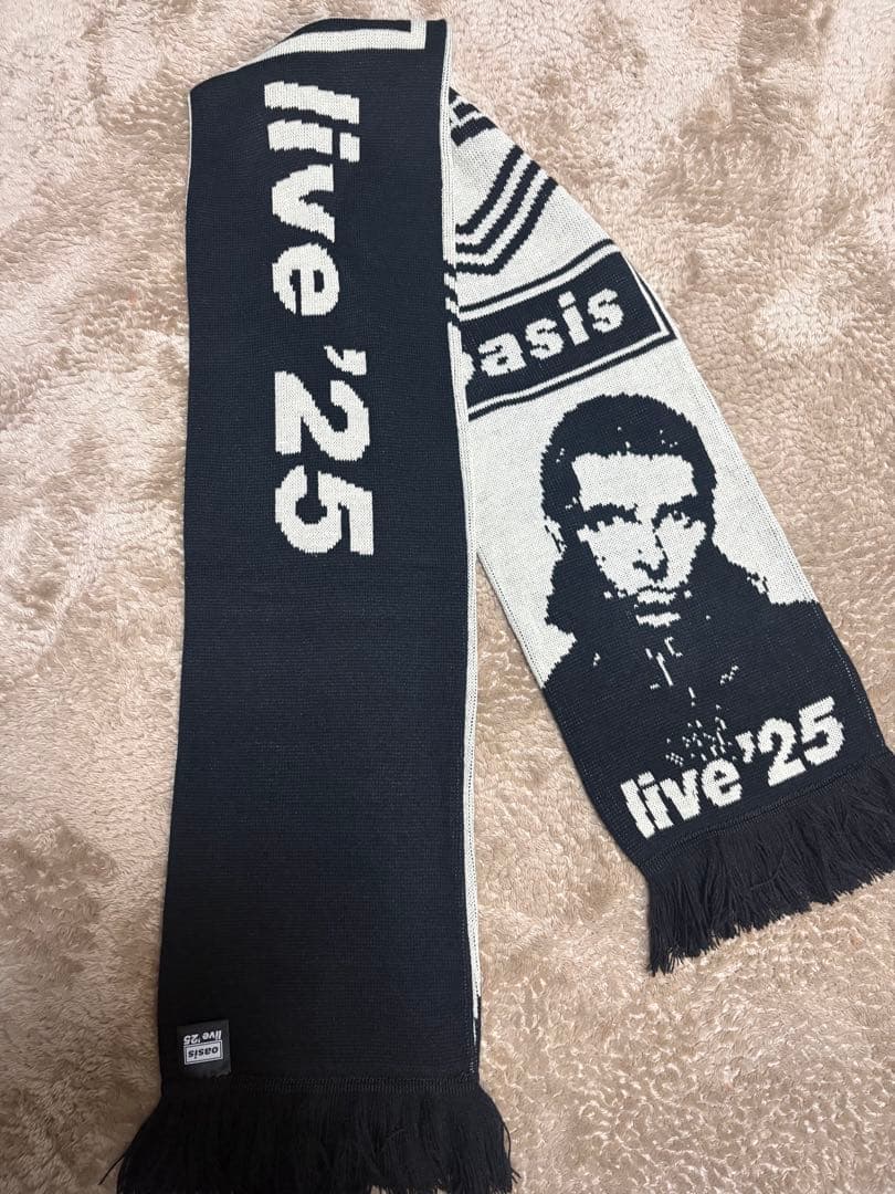 ゑ*様 oasis フットボールスカーフ live '25