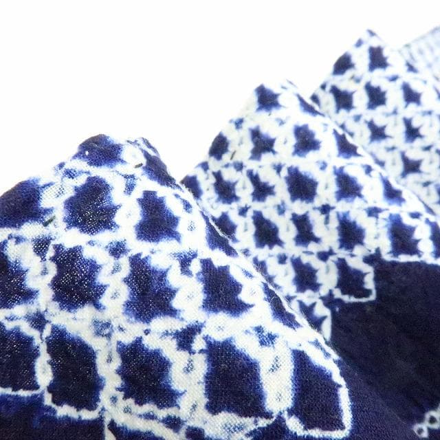 専用Y3420◆有松鳴海絞り 綿 蝶 高級浴衣 洗える夏着物