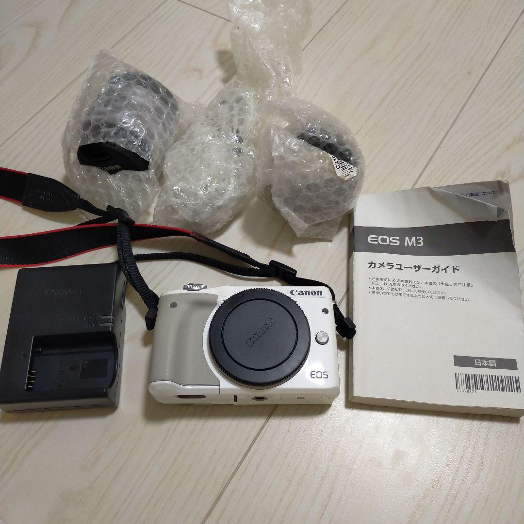 Canon EOS M3 ミラーレスカメラ ホワイト