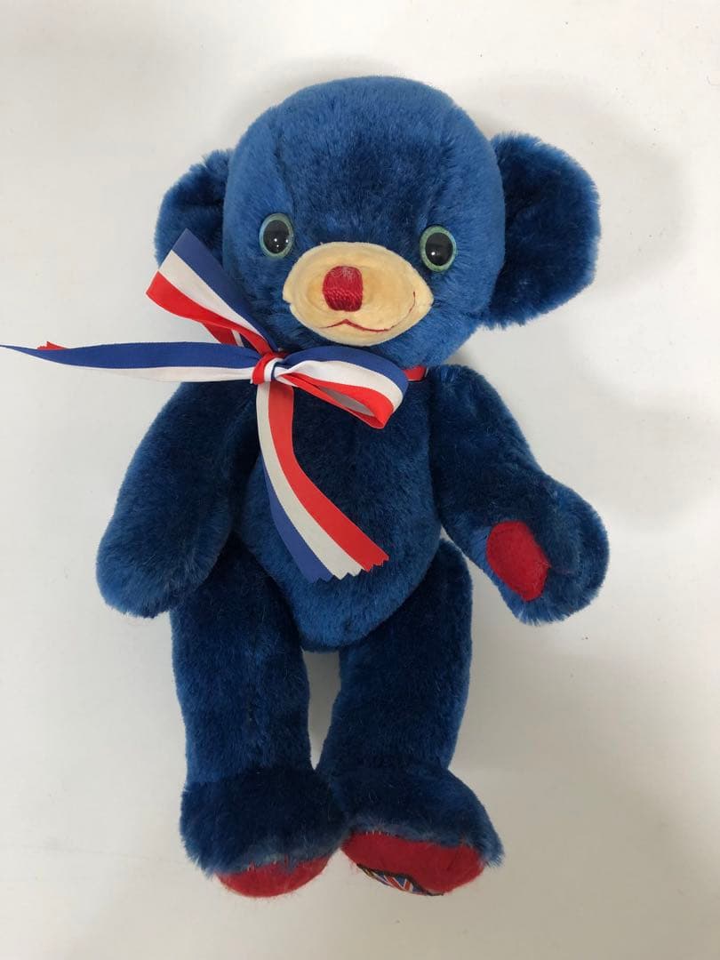 メリーソート社　チーキージャック　ブルー テディベア　ぬいぐるみ