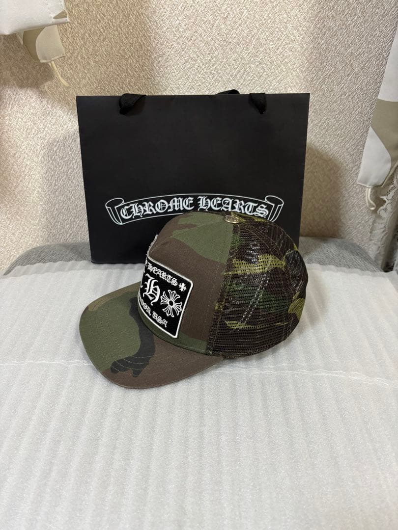 美品　クロムハーツキャップ　カモフラ　迷彩　正規品