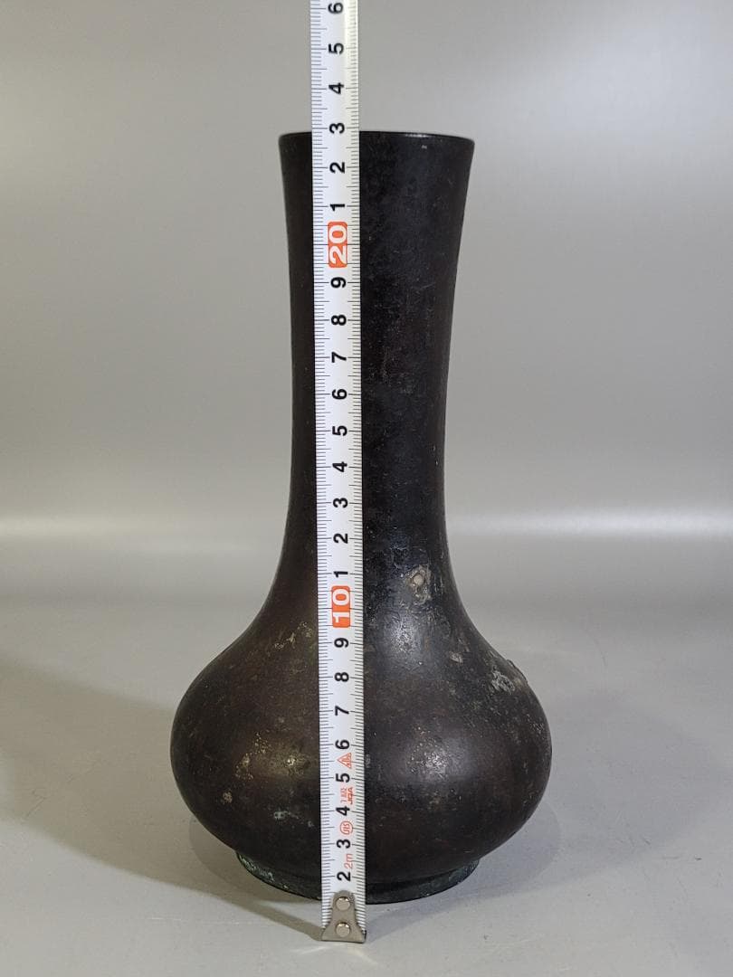 古銅 花生 在印 茶道具 DT406