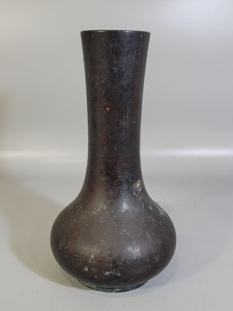 古銅 花生 在印 茶道具 DT406