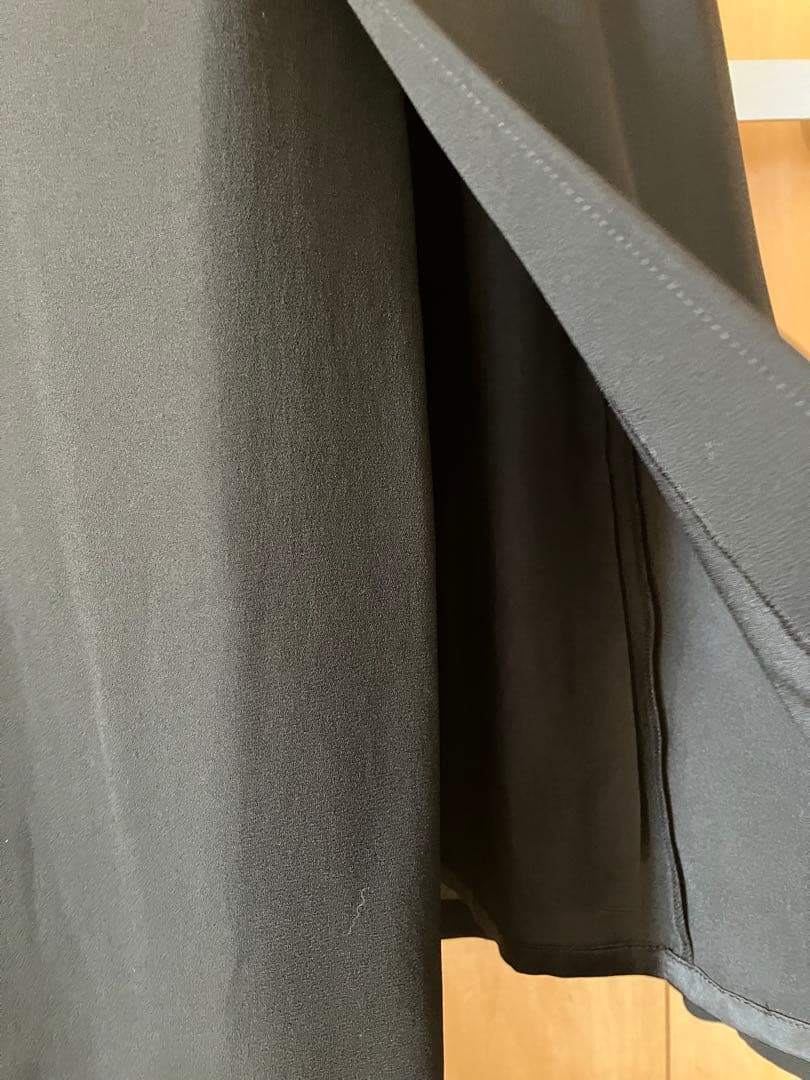 ストロベリー美品黒　パーティーロングドレスボレロ付き(hhilla)