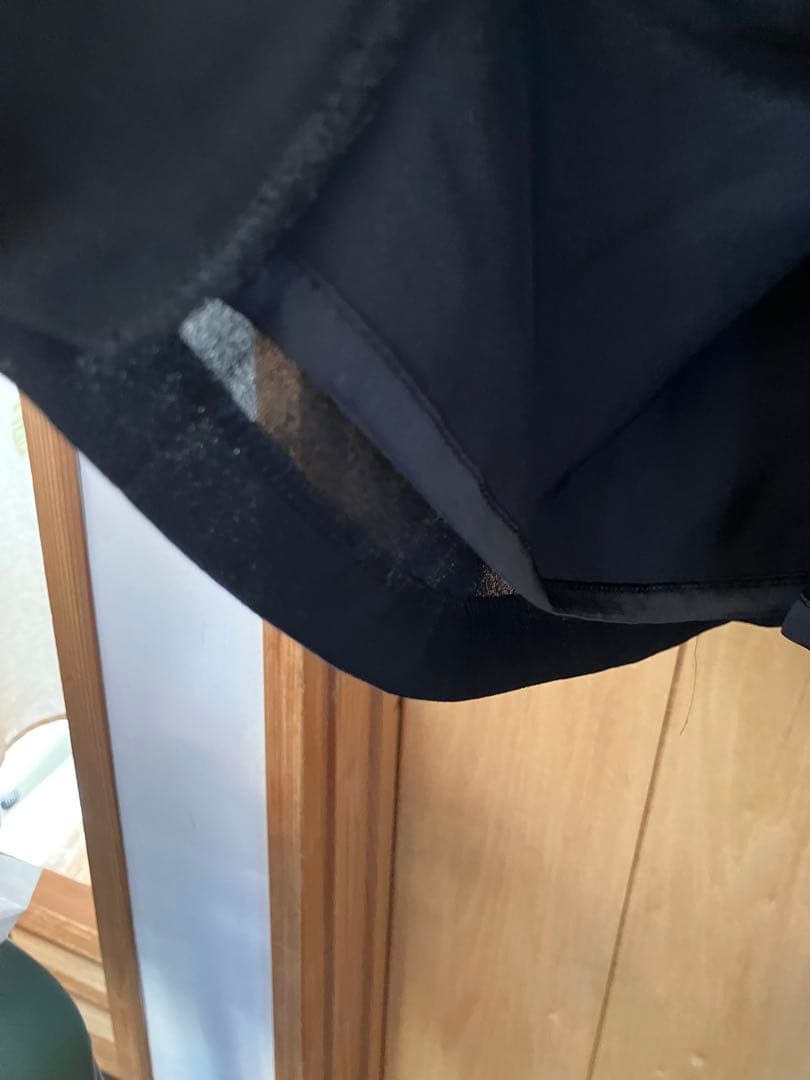 ストロベリー美品黒　パーティーロングドレスボレロ付き(hhilla)