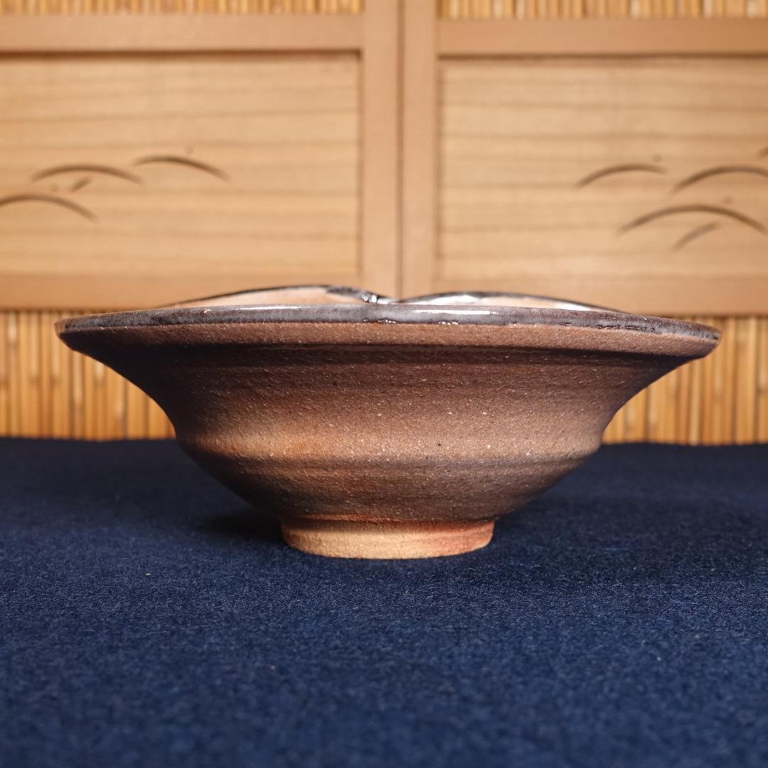 西岡小十 絵唐津蛤形 向付 5客 共箱