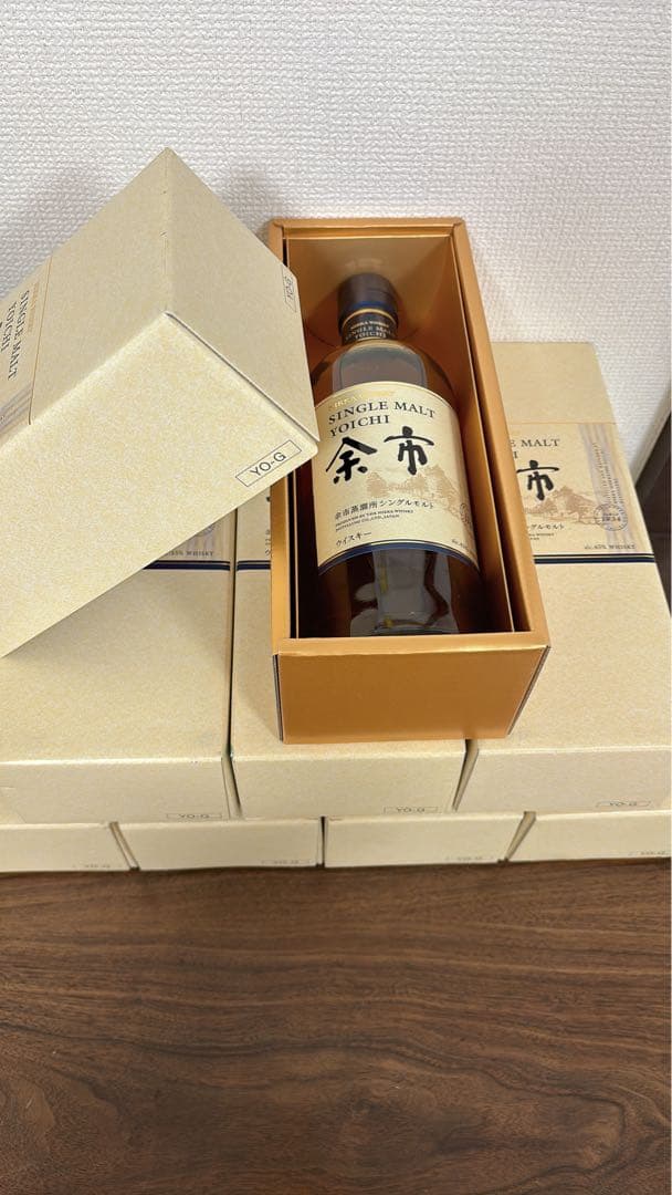 ニッカシングルモルト　ウィスキー　余市　箱付き 8本
