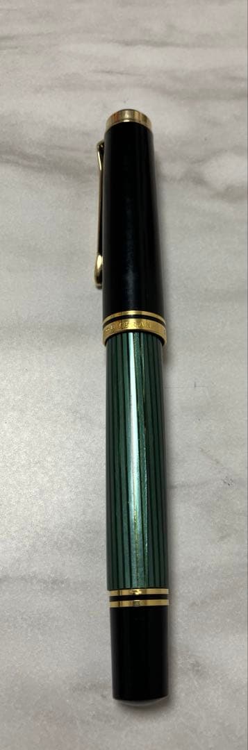 ジャンク★pelikan　ペリカン　万年筆　スーベレーン　緑　M600　14K