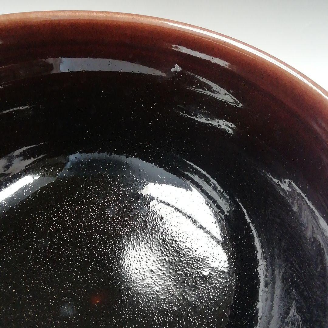 Ｔ４７８　茶碗　『九谷焼』『深厚釉　茶碗』『三代為吉 造』　共箱　抹茶碗　茶道具