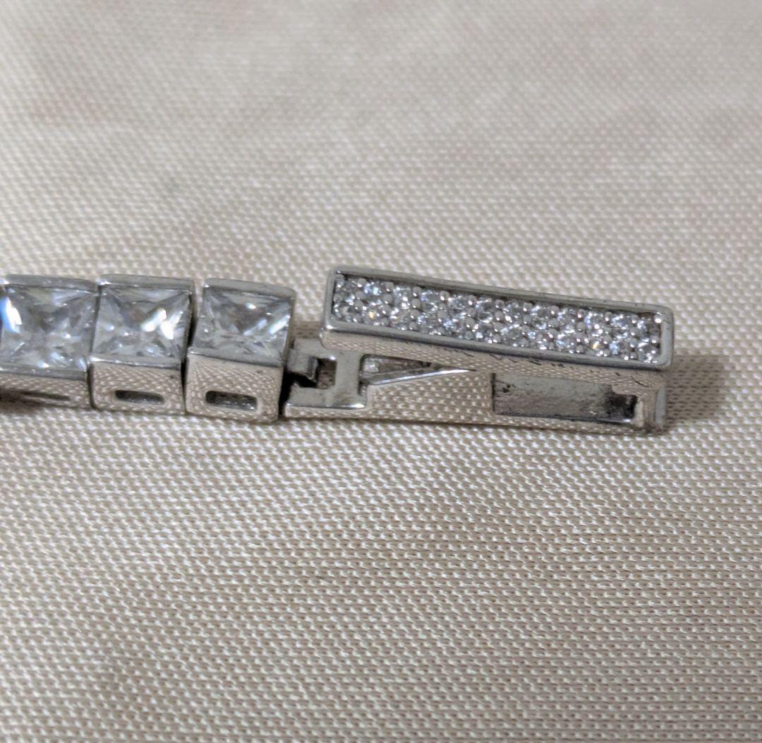 MAX　アヴァランチ　シルバー925ジルコニア付きテニスブレス20cm