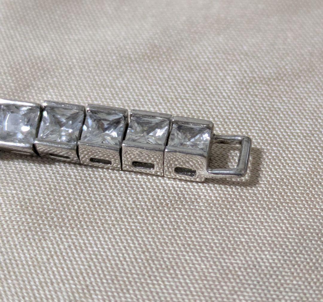 MAX　アヴァランチ　シルバー925ジルコニア付きテニスブレス20cm