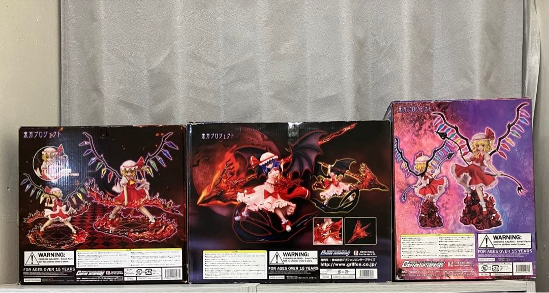東方project フランドール・レミリア　フィギュア　まとめ売り　3体セット