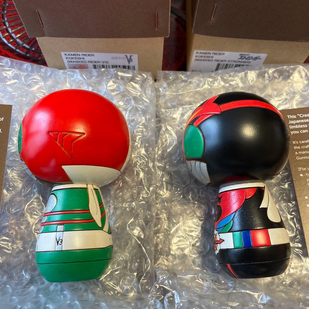 完売　卯三郎こけし　仮面ライダー　東映　特撮　石森プロ　ストロンガー　Ｖ３