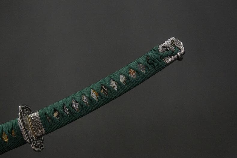 緑魔太刀 日本刀 模造刀 居合刀 武士道 武蔵 鑑賞用 手鍛造打