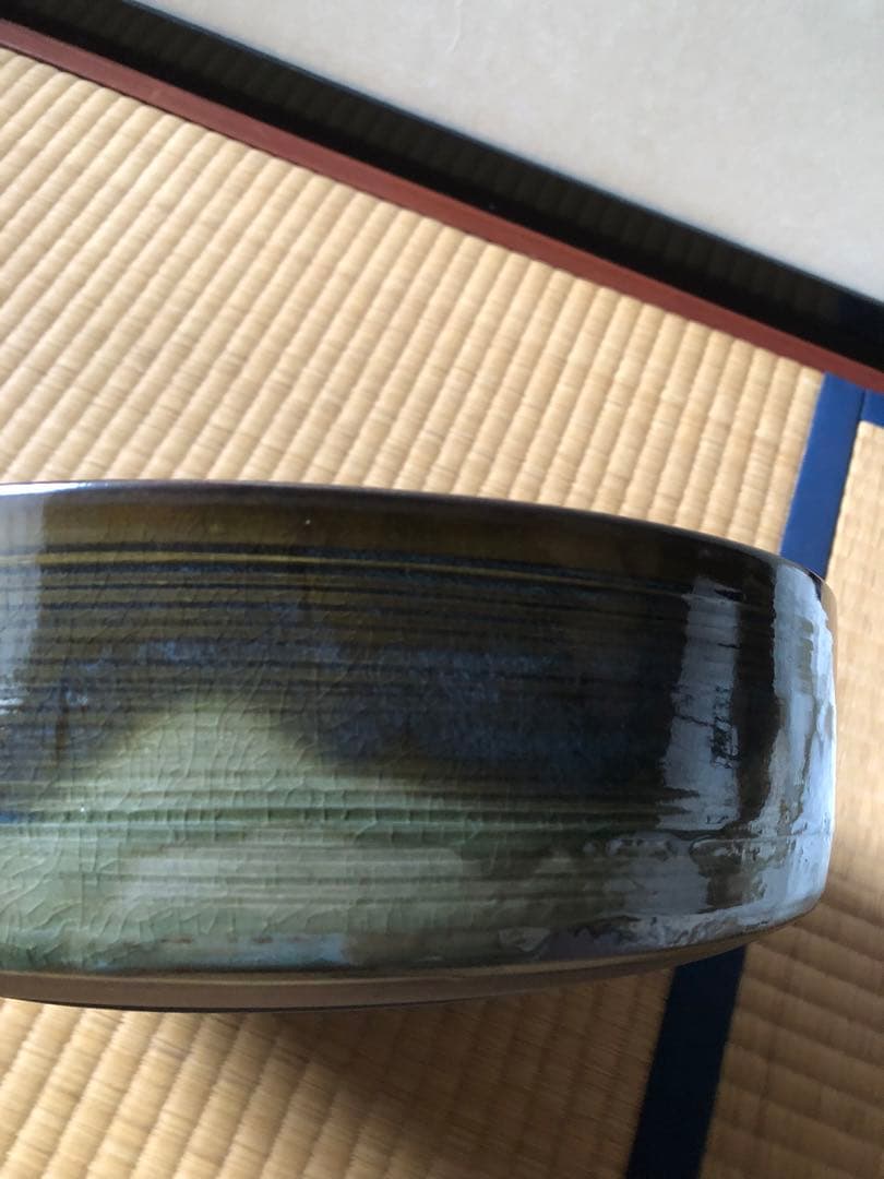 高取焼　平水指　登古造　共箱入