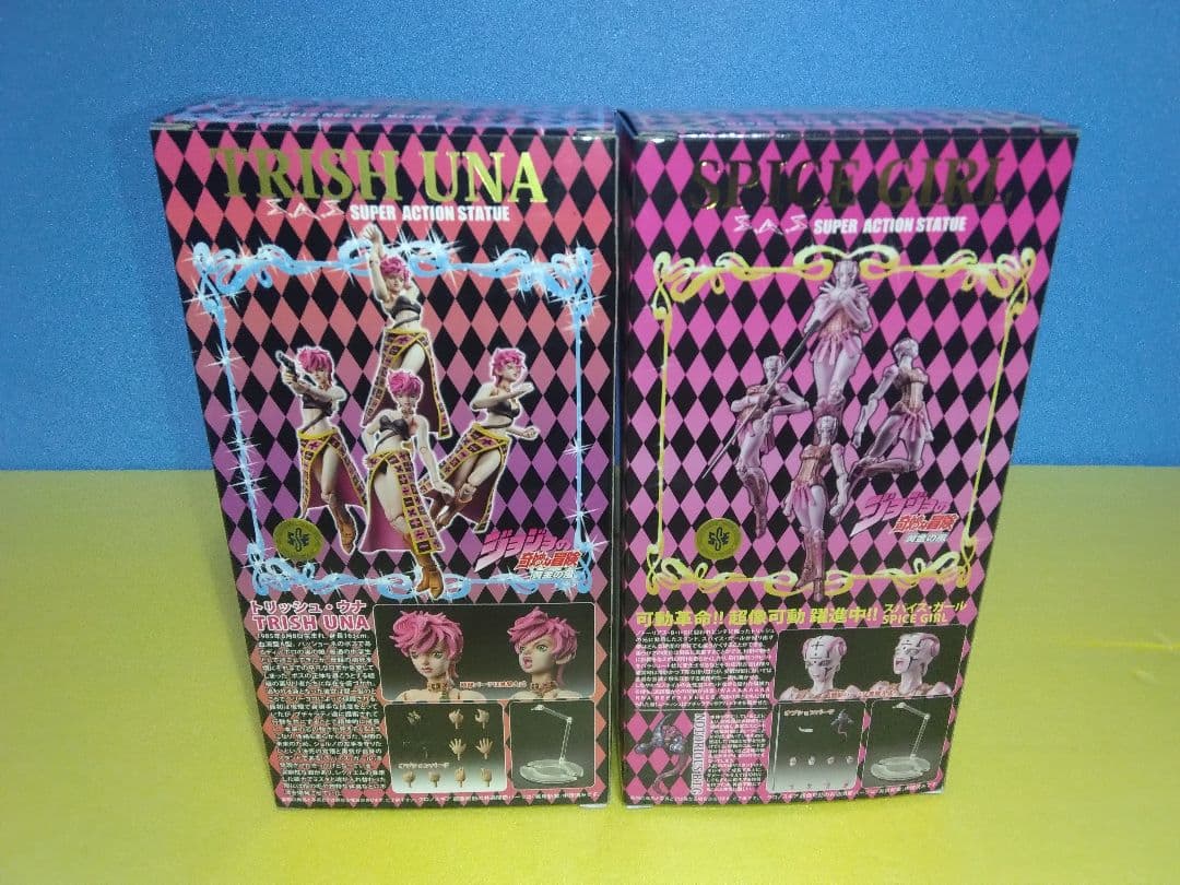 超像可動　トリッシュ・ウナ　&　スパイス・ガール　セット　フィギュア