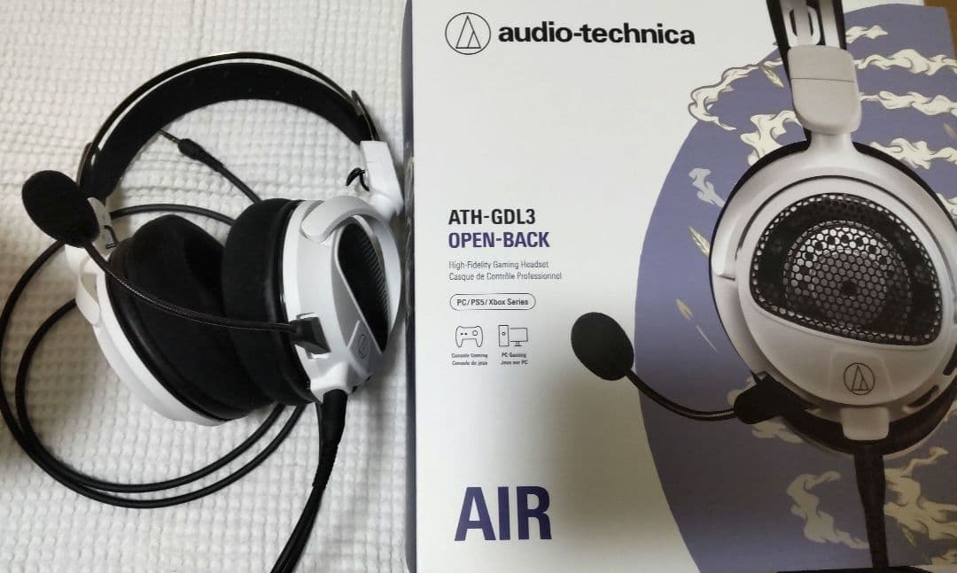 audio-technica 開放型ゲーミングヘッドセットATH-GDL3 WH