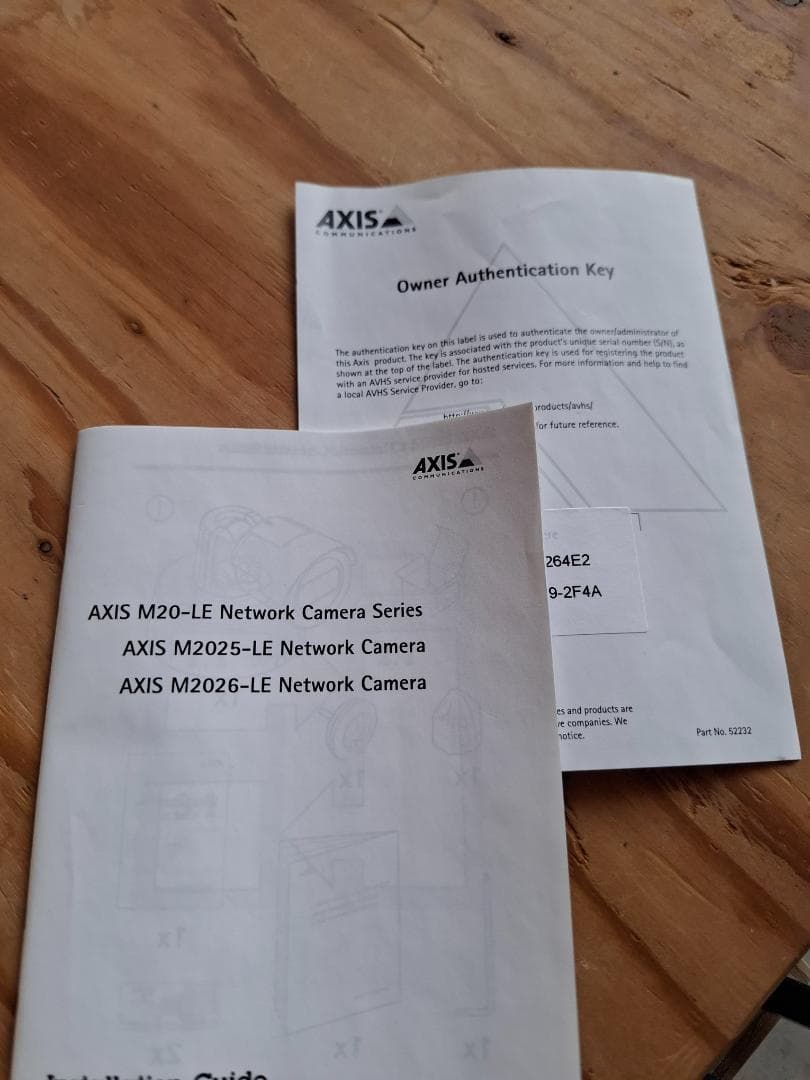 AXISネットワークカメラ　M2025-LE Network Camera