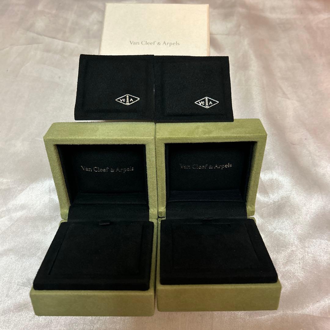 ヴァンクリーフ&アーペル空箱アクセサリーケース2点セット