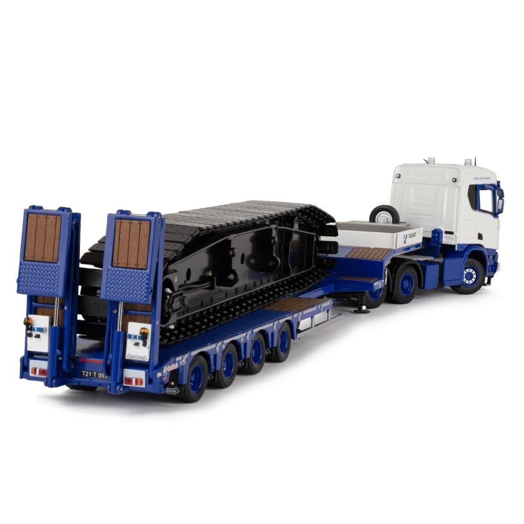 1/50 SCANIA XT ミドルルーフ Nooteboom 低床トレラー