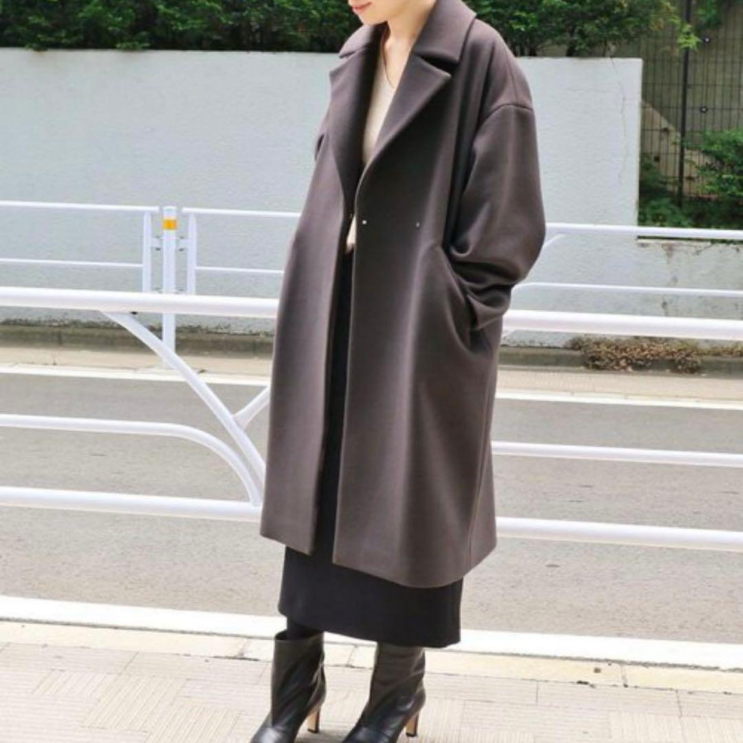 IENA　MANTECO　オーバーチェスターコート　ウール　ロングコート　イエナ